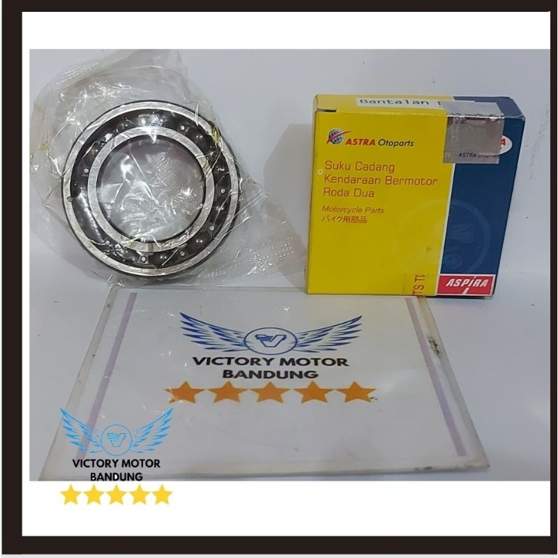 Laher Bearing 6007 Aspira Bisa untuk Laher Kruk As Beat Karbu Beat fi Beat esp Pop Street Spacy Scop