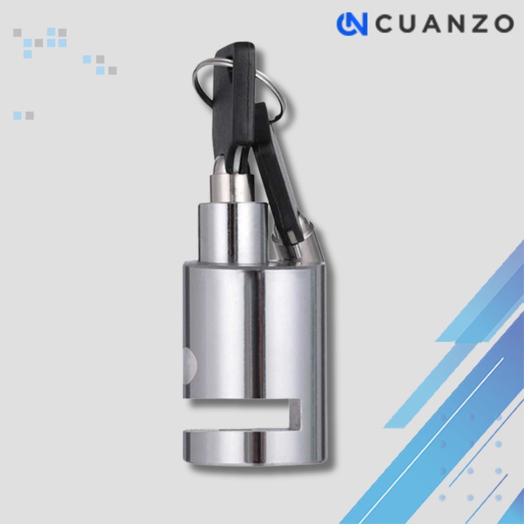 Gembok Sepeda Motor Cakram Kunci Rem Moped Disc Brake / Alat Gembok CakramAlarm Alaram Bulat Anti Ma