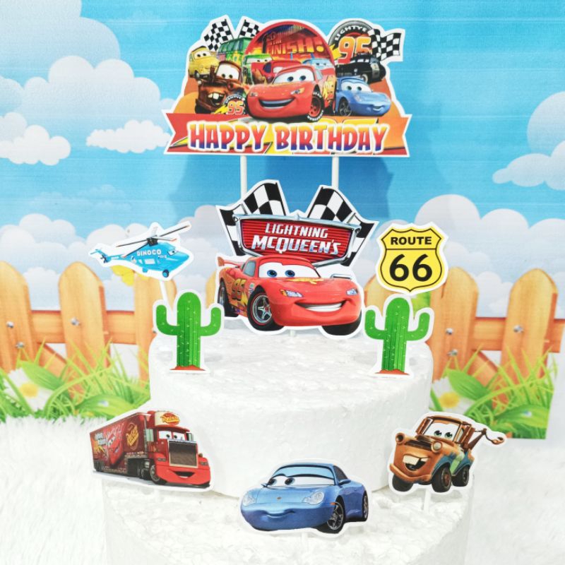

Cake topper CARS/Hiasan kue CARS XTRA