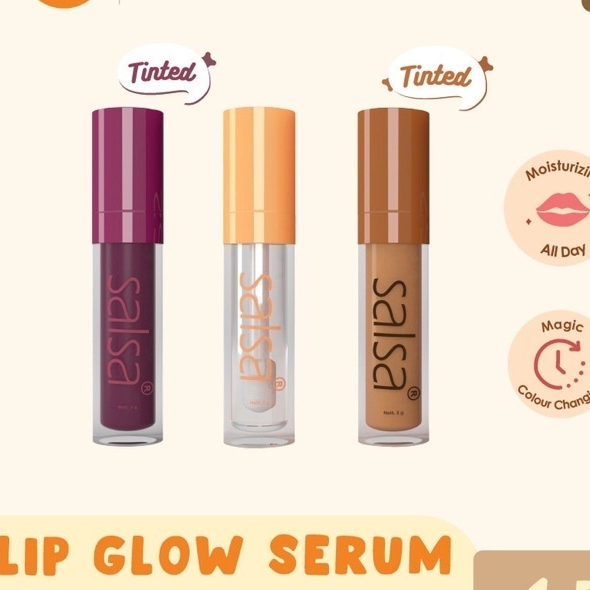 SALSA LIP GLOW SERUM LIPPIE SERUM MAGIC ORIGINAL LIP BIBIR PINK ALAMI BPOM
