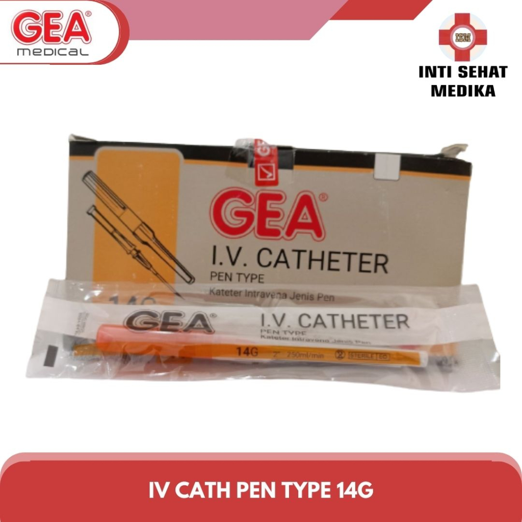 GEA I.V Catheter Penlike - Jarum Infus - Kateter Penlike - 14G