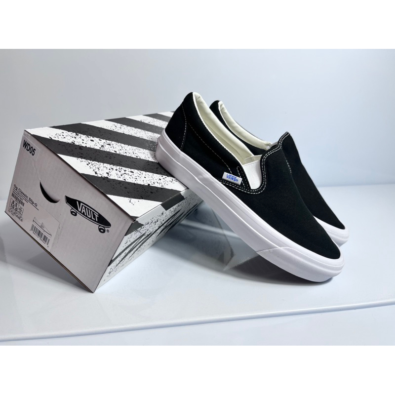 [SALE] Slip-On OG LX Vault Black White by LF | V4ns Slipon Vault OG BW 2020 | Vans summer | Sepatu P