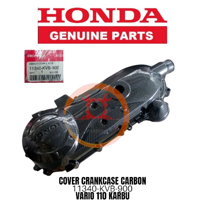 COVER CRANKCASE / COVER CVT VARIO 110 AHM CARBON