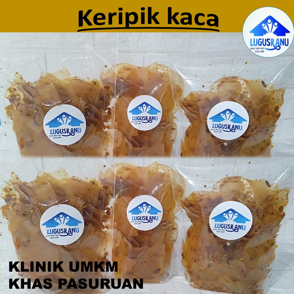 

Kripca / Keripik kaca Pedas Daun Jeruk 250 gram