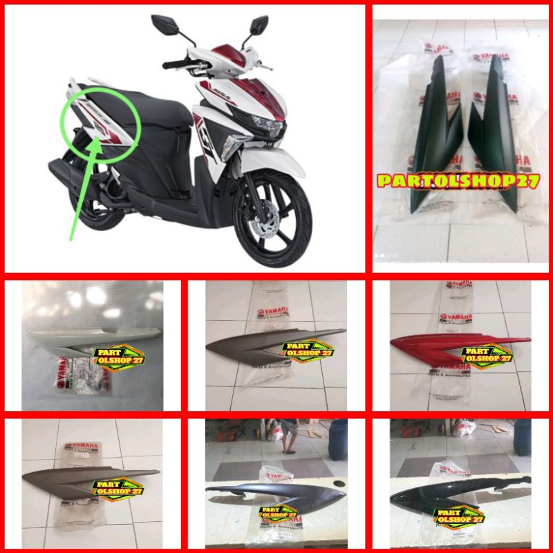 Cover Side, Body Belakang Samping Soul GT 125 Bluecore Kanan Kiri Original Yamaha