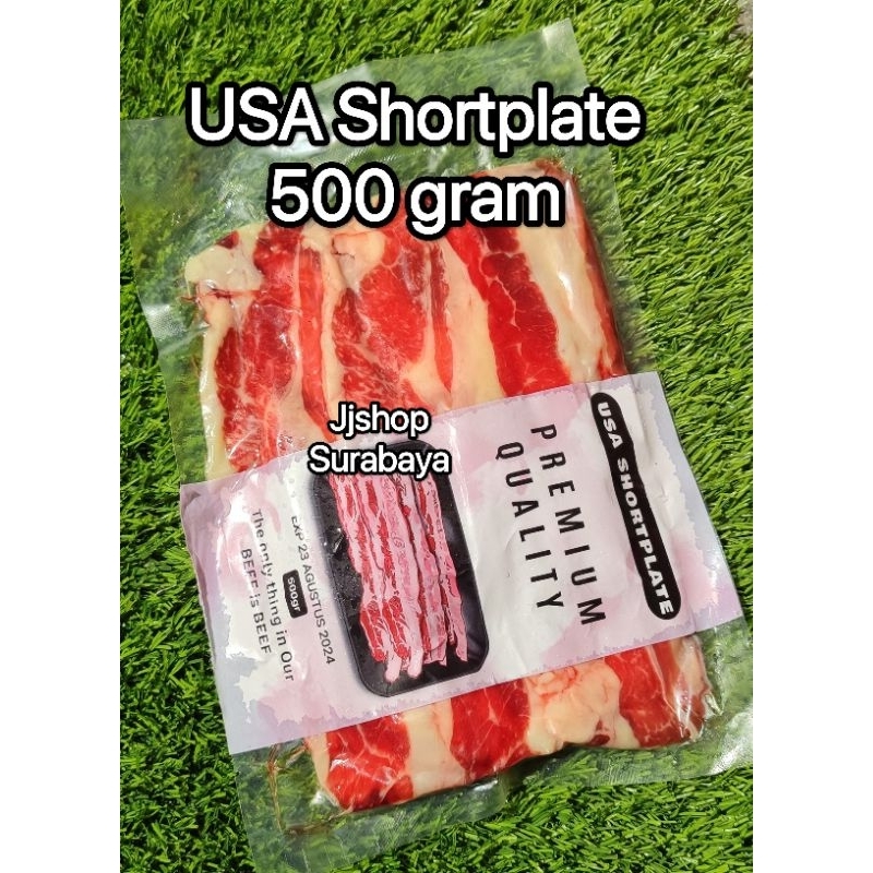 Beef Slice USA Shortplate 500gram daging yoshinoya, wagyu santori slice 500gr