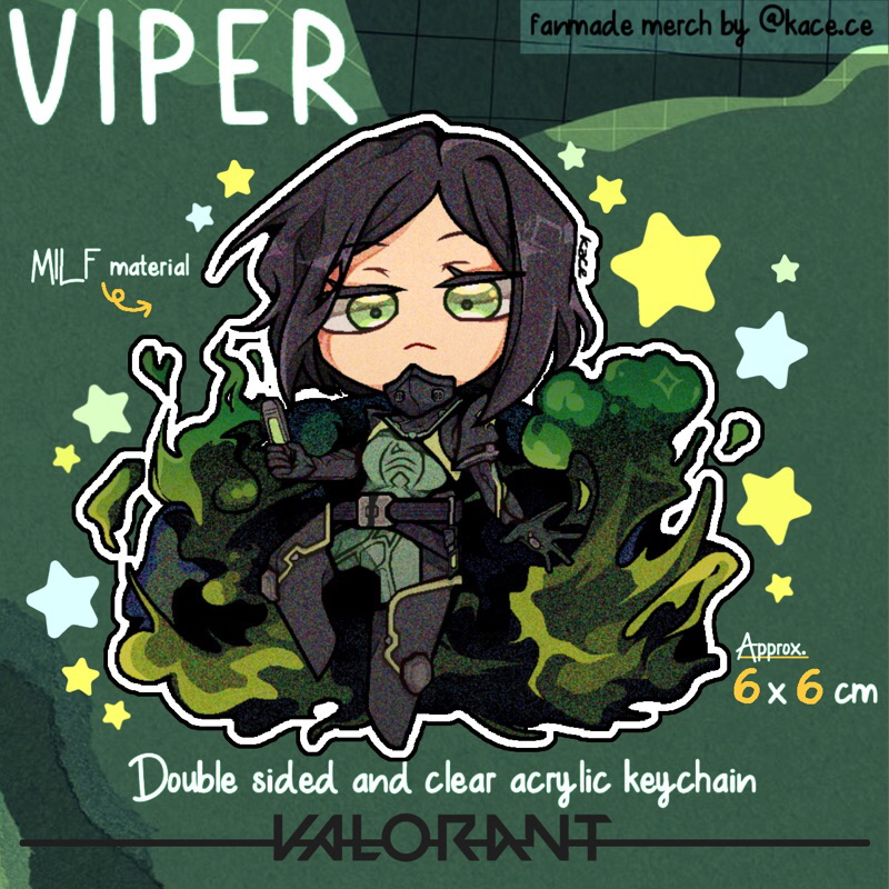 Valorant Gun Buddies || Keychain [VIPER]