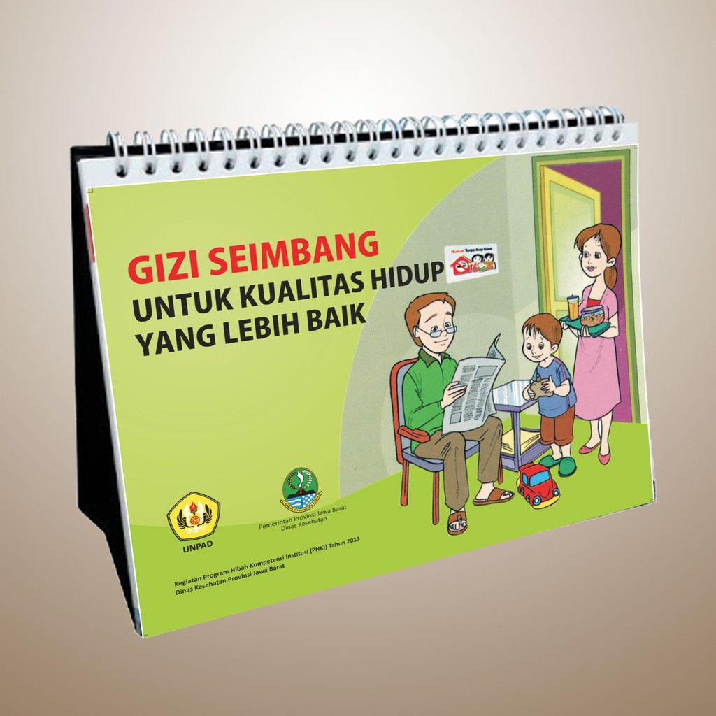 

A4 Lembar Balik Gizi Seimbang Hardcover Spiral