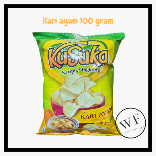 

Kusuka Keripik Singkong Chicken curry 100g / kusuka kari ayam 100grm