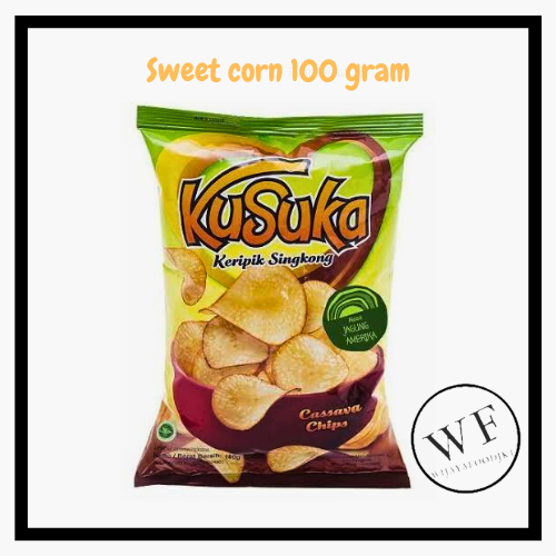 

Kusuka Keripik Singkong jagung amerika 100g / kusuka sweet corn 100grm