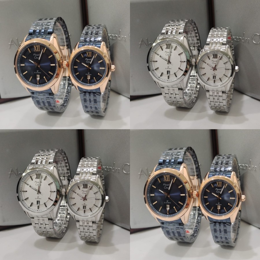 JAM TANGAN COUPLE/PASANGAN AC8690 AC 8690 SERIES ORIGINAL
