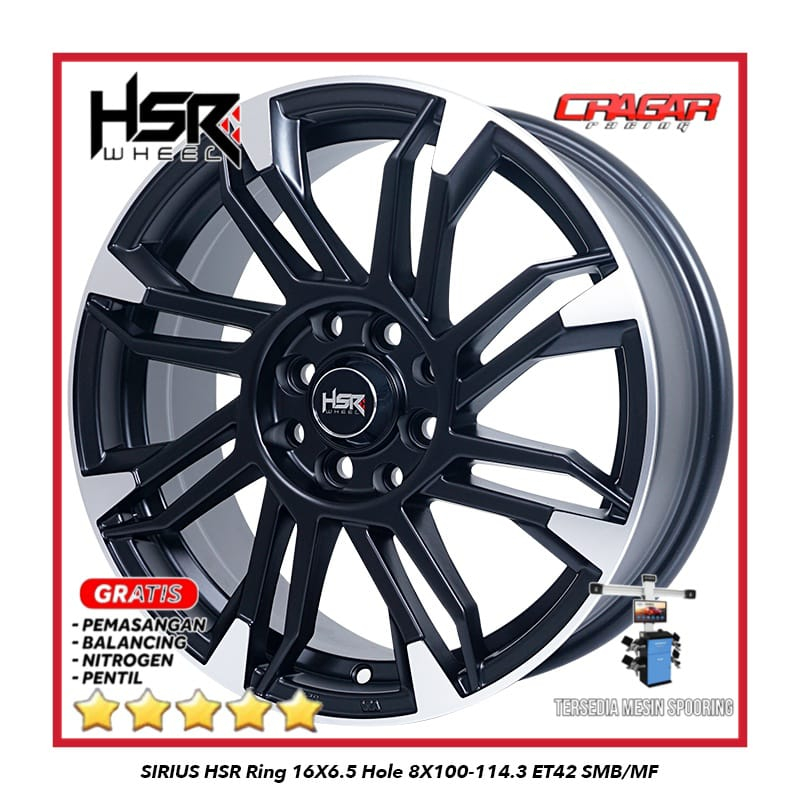 VELG MOBIL PELEK MOBIL RING 16 R16 HONDA JAZZ HONDA FREED HSR SIRIUS LEBAR RATA