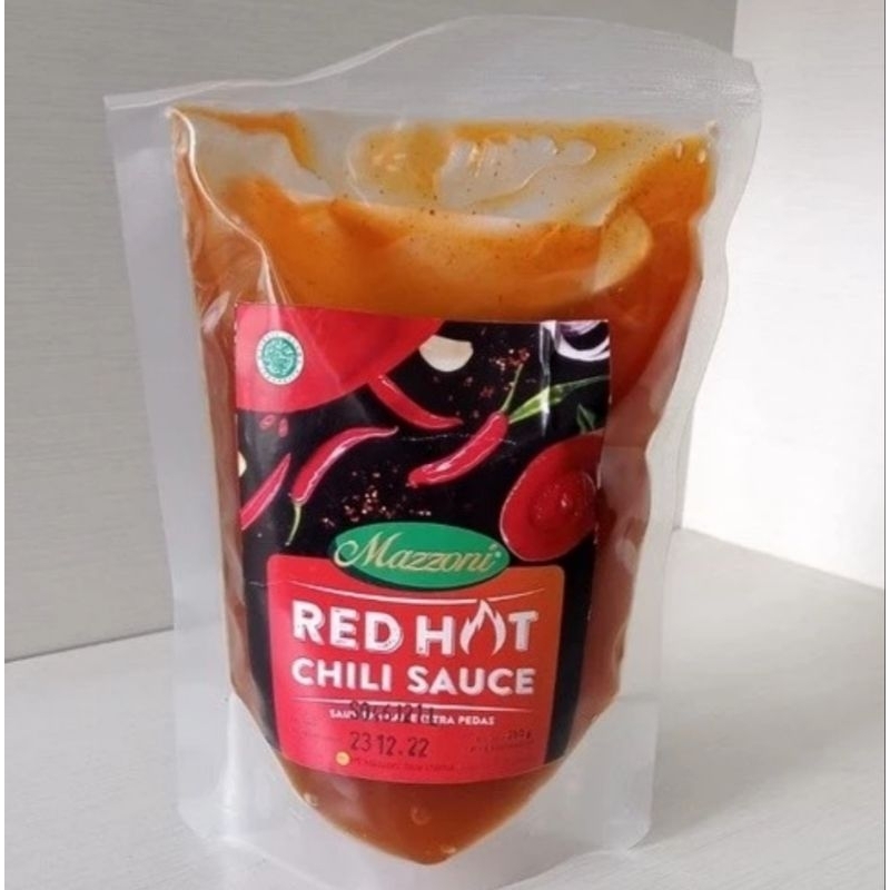 

Mazzoni Red Hot Sauce 250gr Saus Sambal