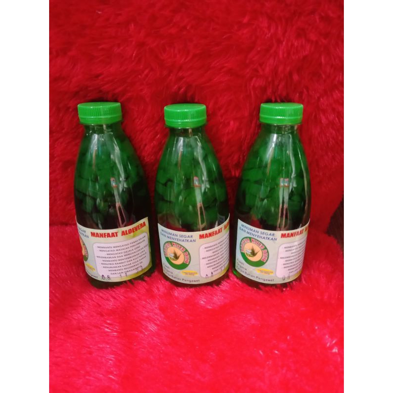 

minuman lidah buaya rasa pandan Aloevera