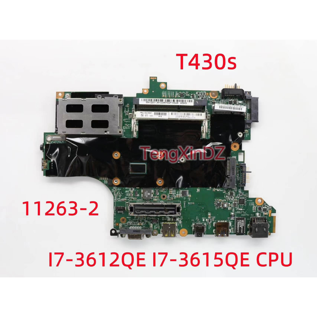 Lenovo ThinkPad T430s Laptop Mainboard-11263-2 Mesin Motherboard