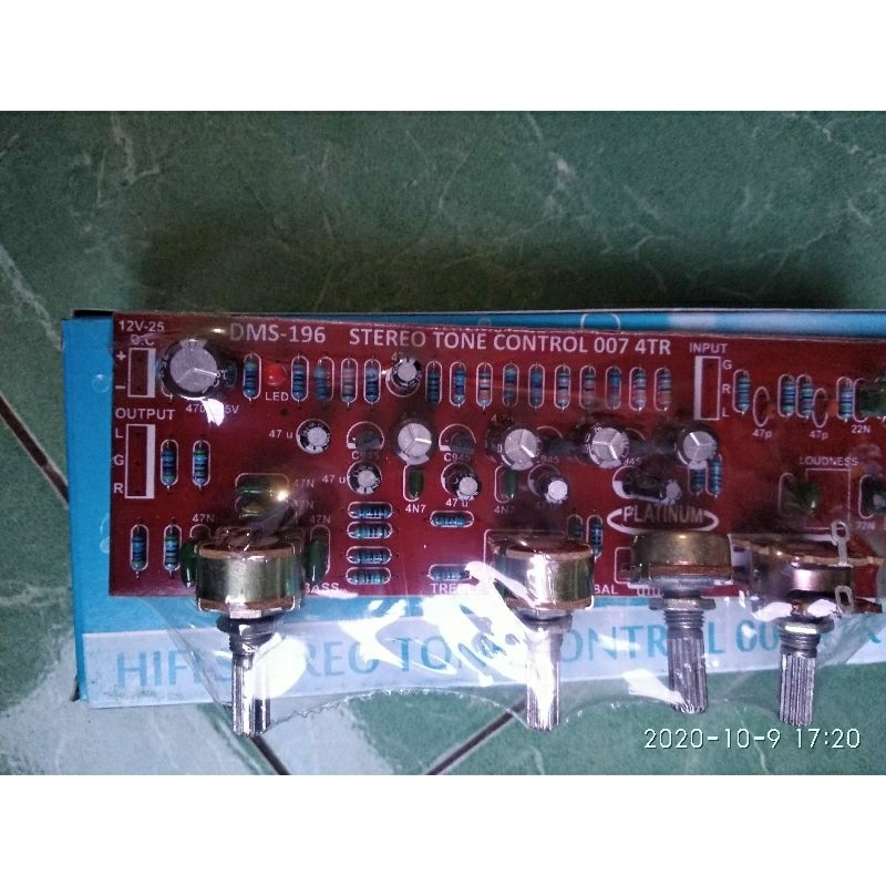 hifi stereo tone control dms 196
