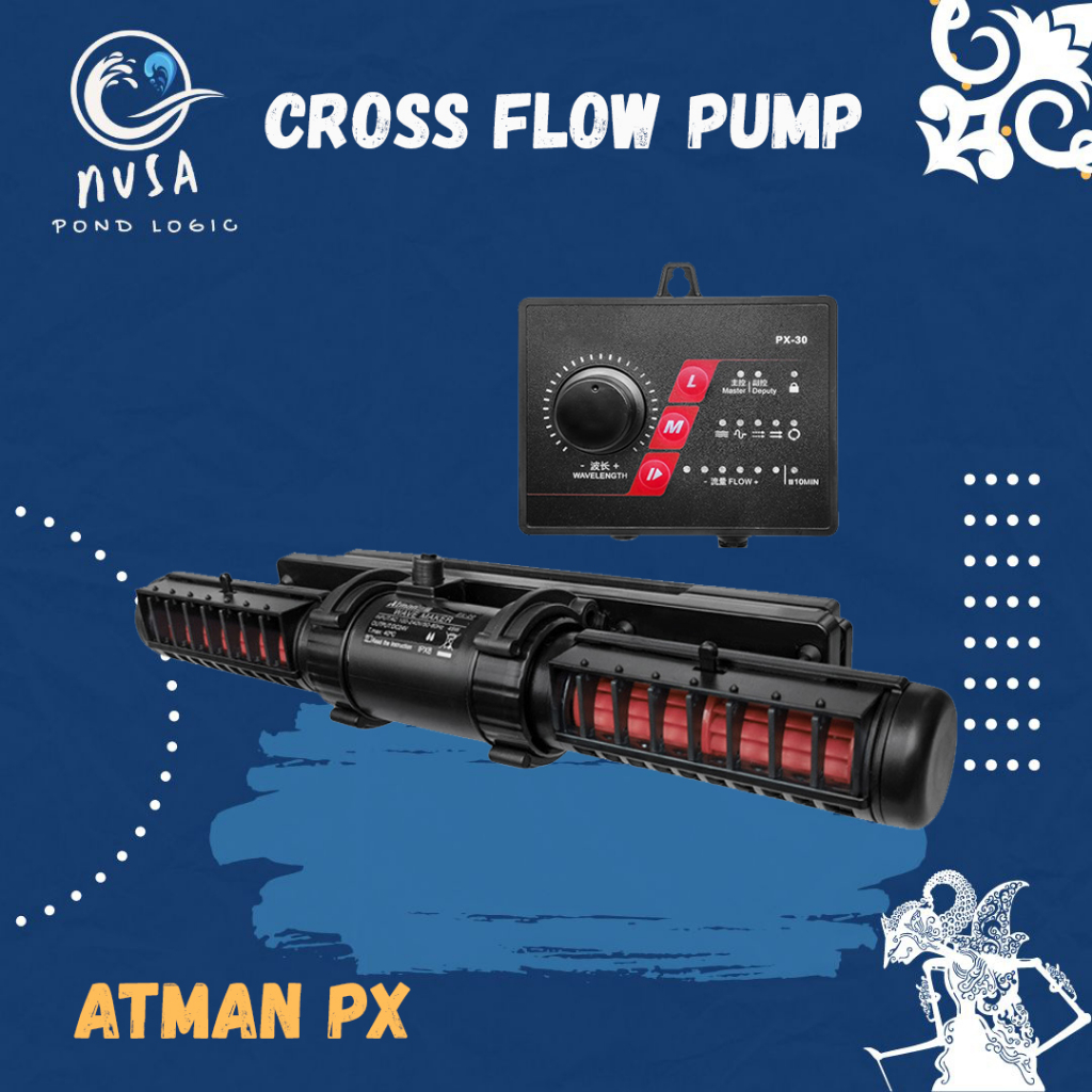 Cross Flow Pump Aquarium Atman PX10 Water Pump Wave Maker
