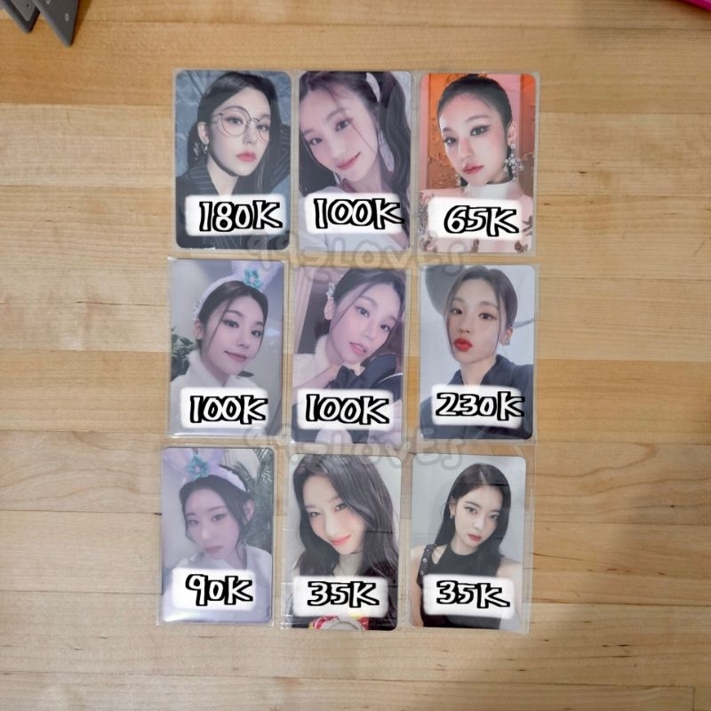 ITZY Yeji Photocards PC Cheshire Sneakers CIL
