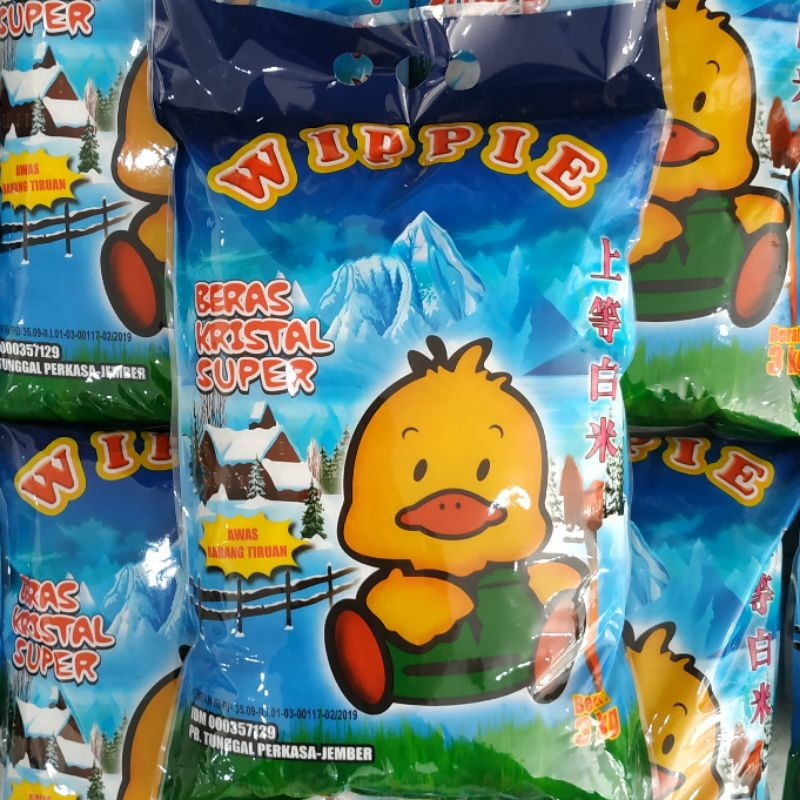 

Beras Kristal Wippie 3kg | Beras Kristal Wippie 3000gr