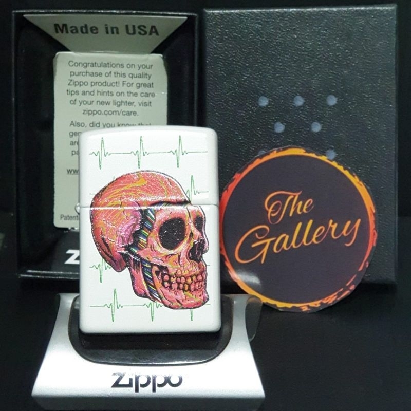 48659 ORIGINAL ZIPPO CYBER SKULL