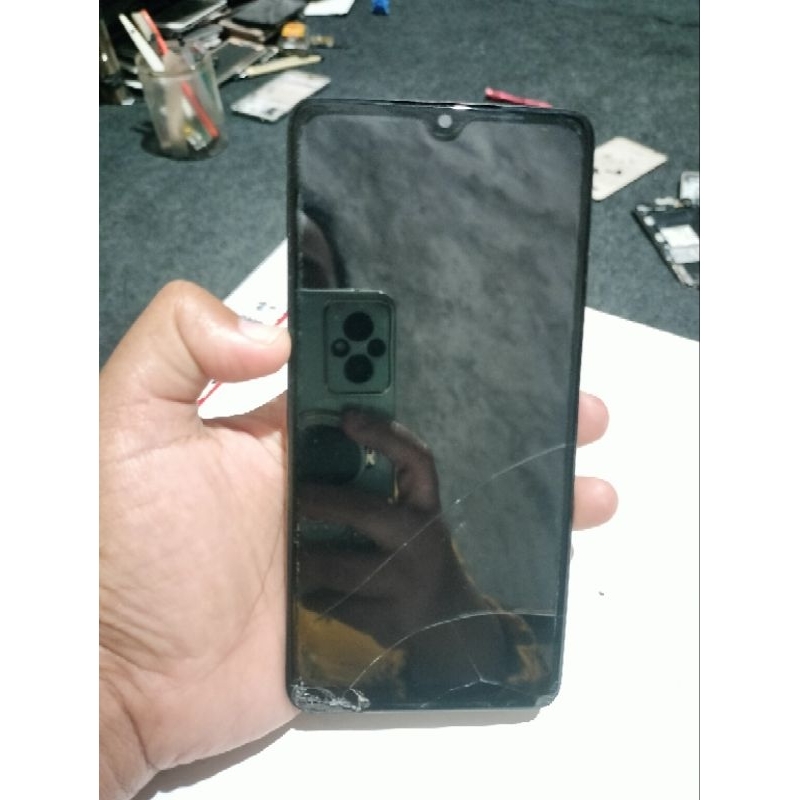 LCD Onlyb Frame Vfone N6 Star (Touchsreen error pecah dan masih nempel)Ori Copotan HP