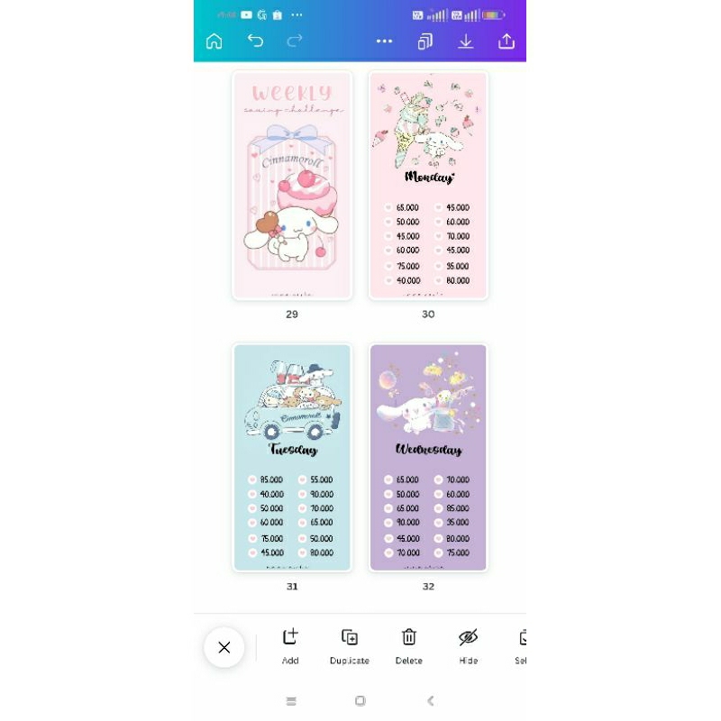 

Daily Challenge Cinnamoroll