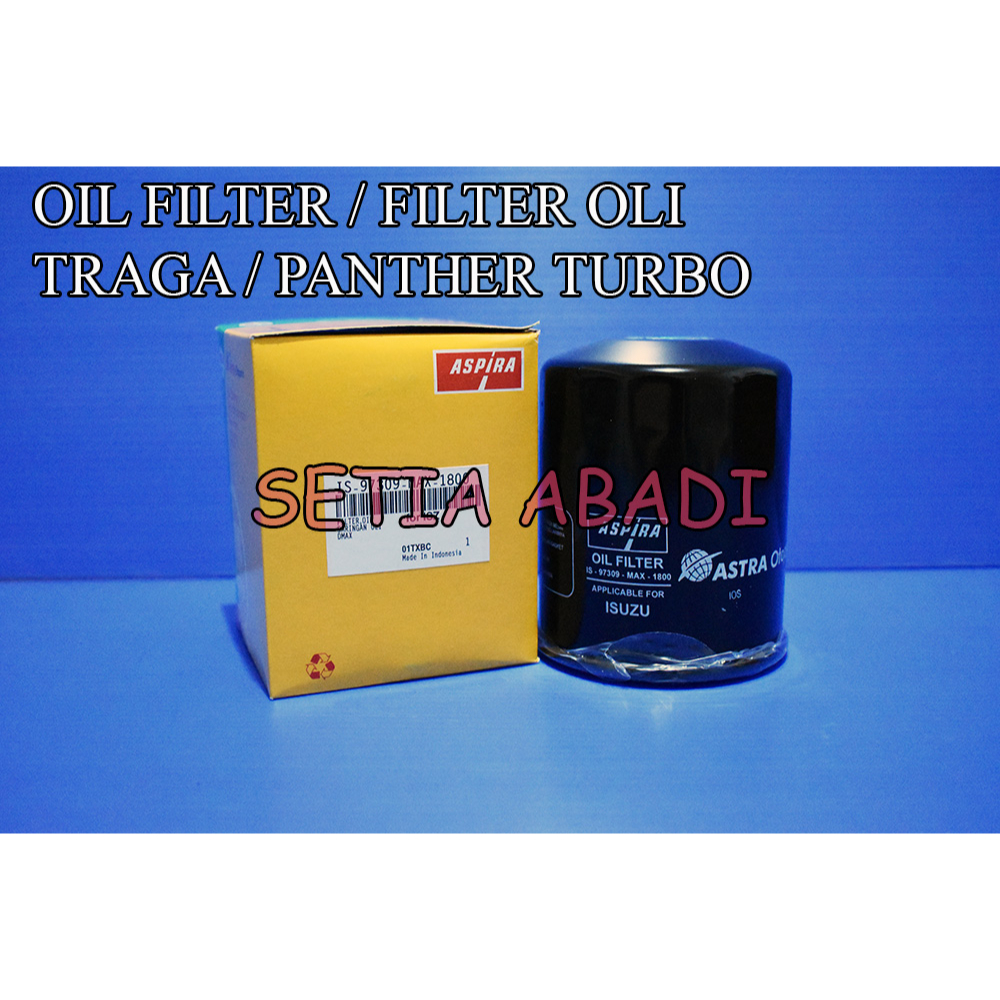 OIL FILTER / FILTER OLI TRAGA / PANTHER EURO TURBO ASPIRA