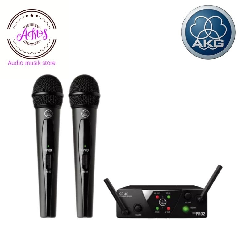 MIC WIRELESS DUAL HANDHELD AKG WMS 40 MINI 2/AKG WMS 40 MINI DUAL
