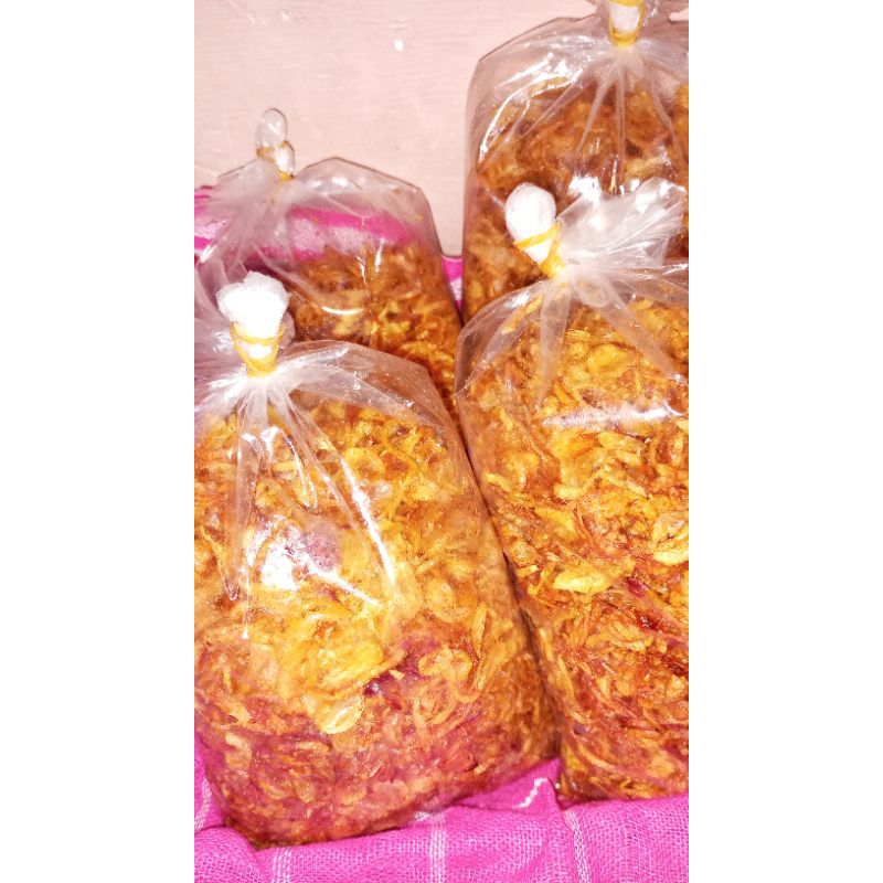 

bawang goreng murni 100%[TANPA CAMPURAN]