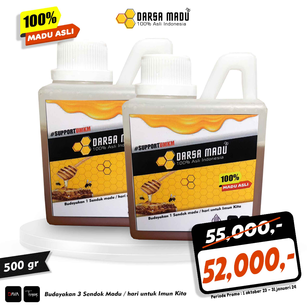 

Madu murni 500 gr - Darsa Madu