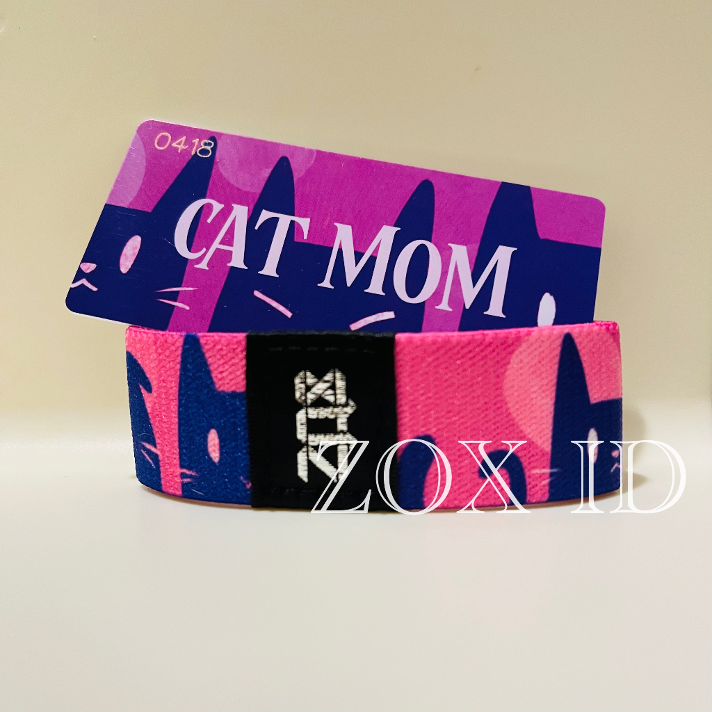 ZOX Cat Mom Wristband Bracelet Strap Gelang