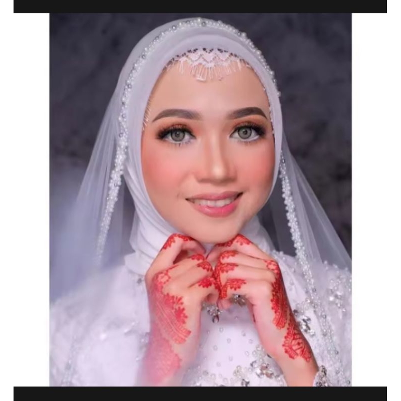 Slayer Selendang Pengantin Mutiara Jilbab Veil Sunting Pelaminan Mua Wedding Organizer Aksesoris Fashion Muslim Hijab Kerudung Berkualitas Terbaru Bridesmaids Untuk Gaun Wedding Atasan Wanita