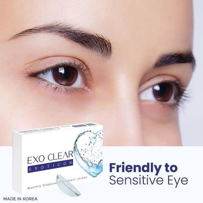 Softlens minus clear / softlens minus bening exoticon