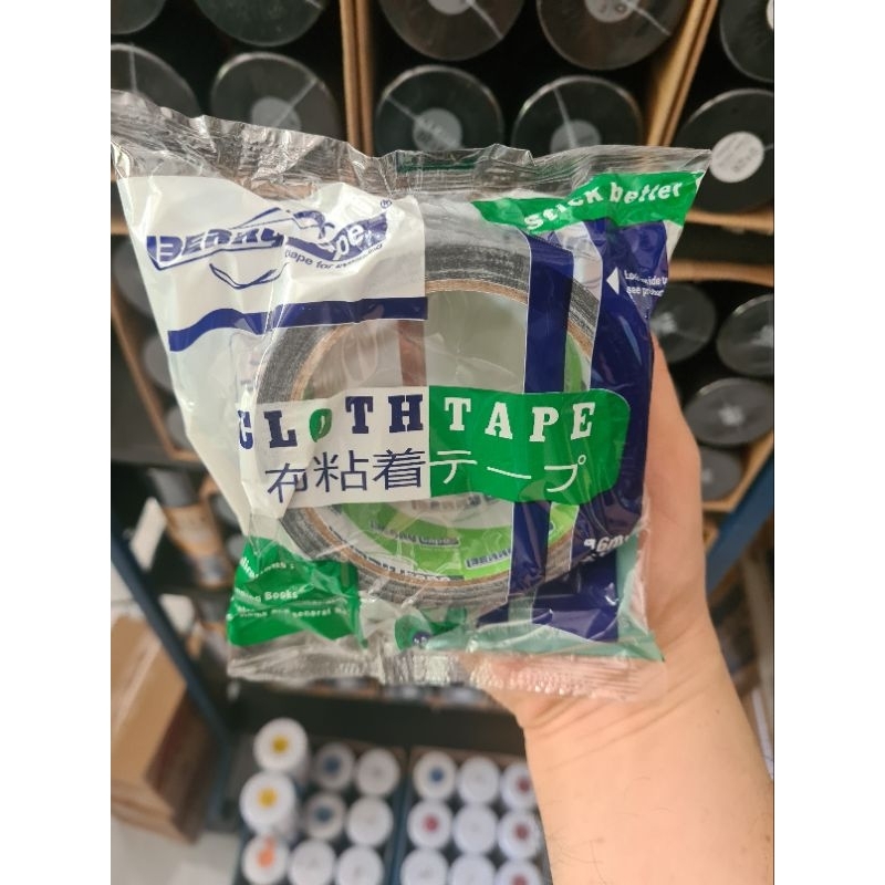 

Cloth tape plakban kain warna hitam