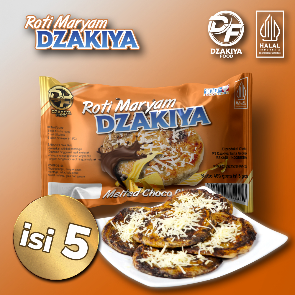 

Roti Maryam DZAKIYA coklat keju isi 5