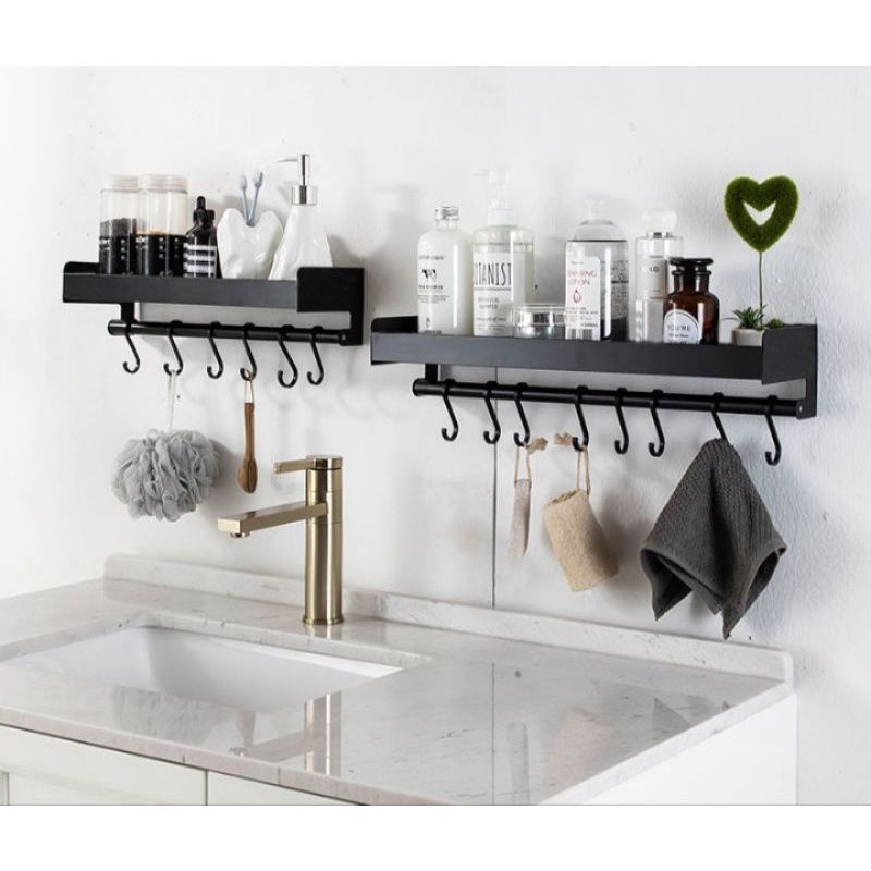 Rak bumbu dapur rak gantung tempel serbaguna