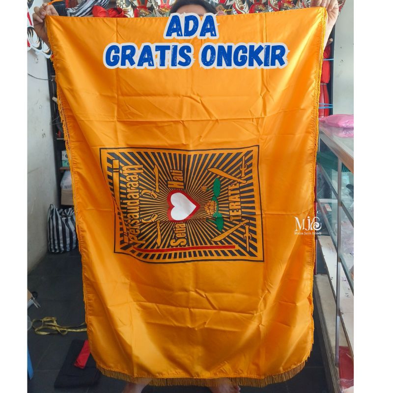 Bendera PSHT bolak Balik Panji SH Terate besar Rumbai