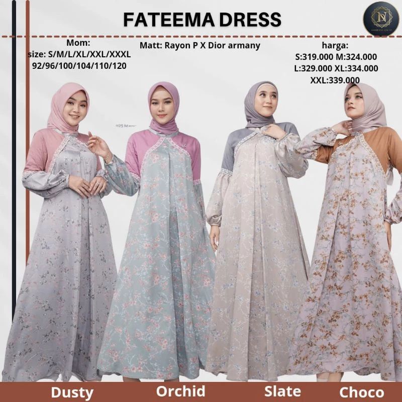 FATEEMA DRESS NADHEERA LUXURY
