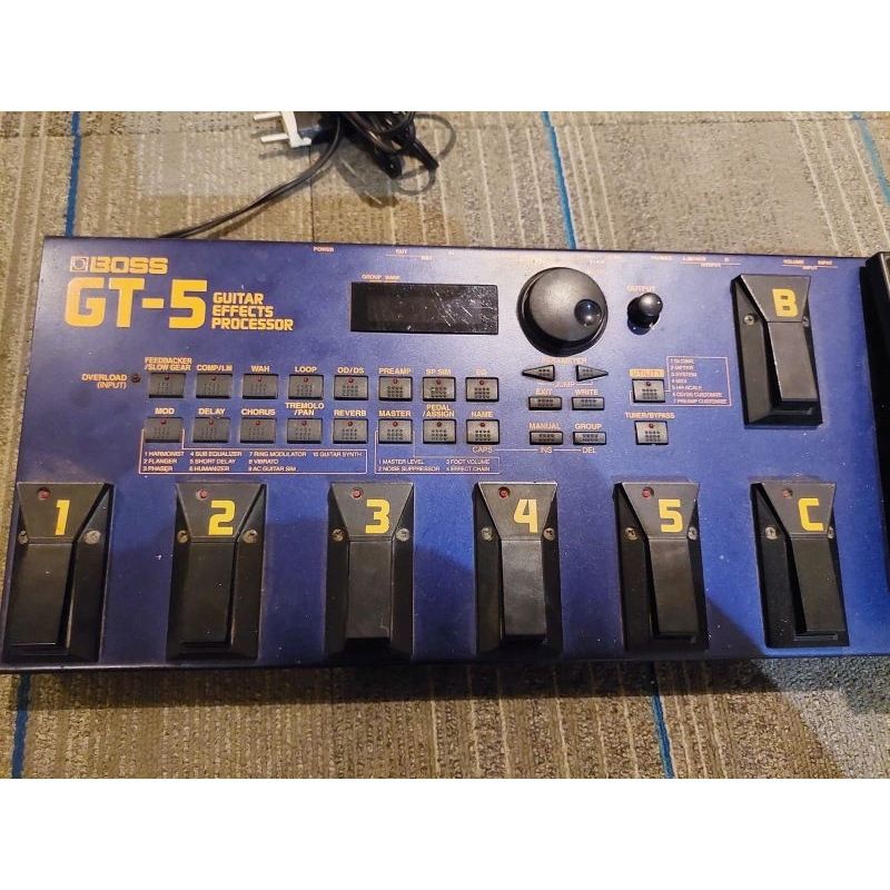 Multieffect Boss GT5 Japan Original - Efek gitar Elektrik Multi Effect Original Japan