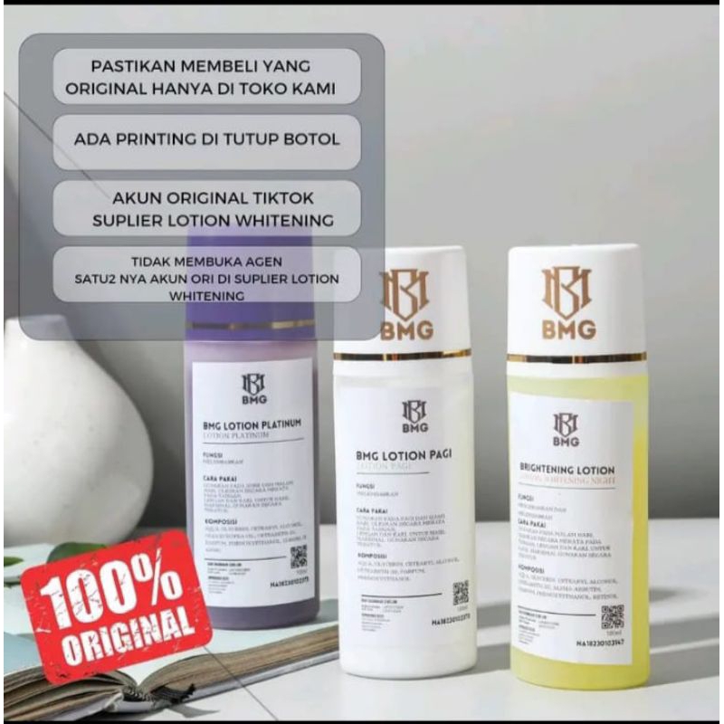 BMG Hb anggur LOTION pemutih badan bpom
