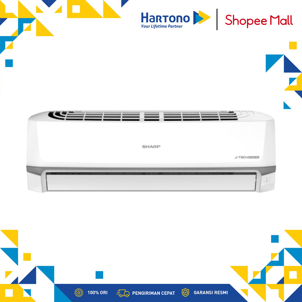 Sharp 2 PK AC Split J-Tech Inverter Series Air Conditioner AHX18ZY ( +AUX18ZY )