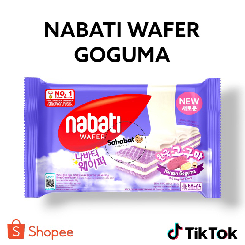 

BARU!!! NABATI WAFER KOREAN VERSION GOGUMA HARGA MURAH ISI 10/PAK