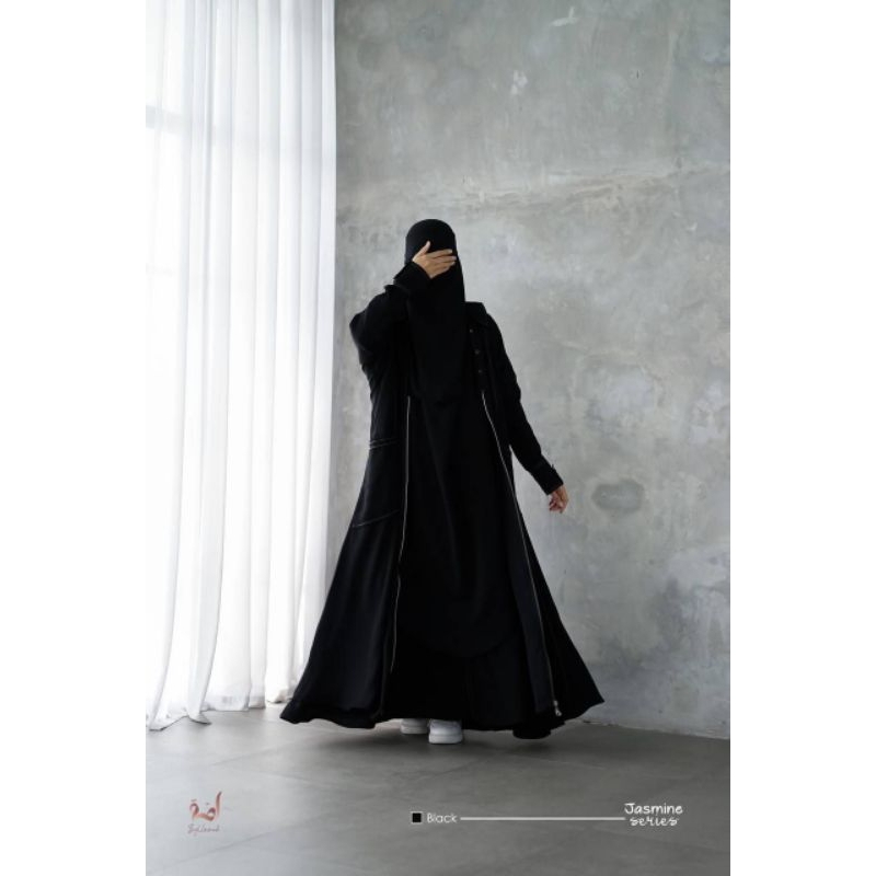 jasmine Series/ Long outer/ Gamis Cardigan/ Gamis 2 in 1