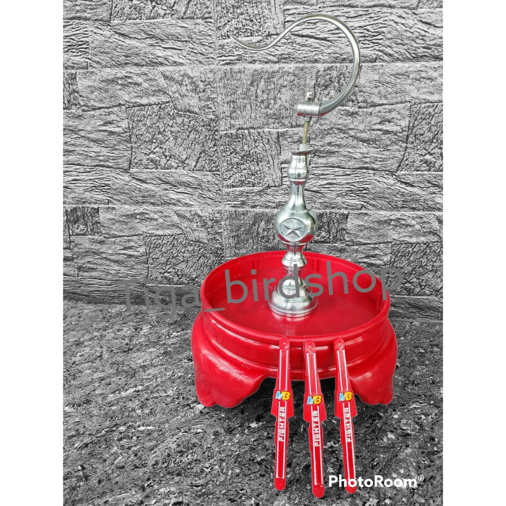 TEBOK PLECI PVC MERAH KOMPLIT PION PLECI STAINLESS BINTANG BONUS KLEM KOPER TEBOK PLECI PVC FULLSET 