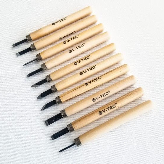 

Alat Pahat / Alat Cukil / Wood Carving V-Tec 2003-10 Set 10 Pcs