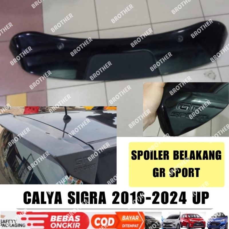Spoiler Belakang Calya Sigra 2016 2023 2024 2025 GR SPORT Warna body - Lampu