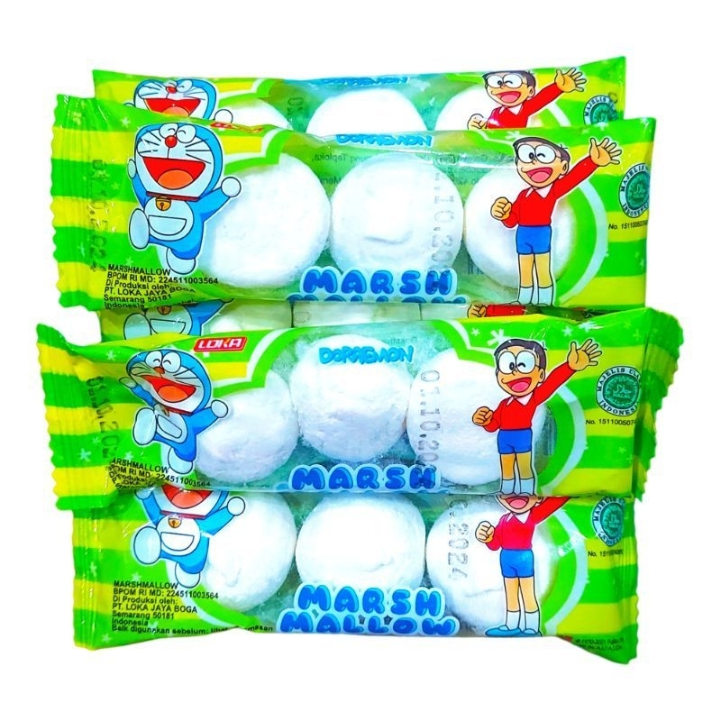 

Coba Sensasi Lumer: MARSHMALLOW BULAT DORAEMON Manis Empuk Lembut Bet