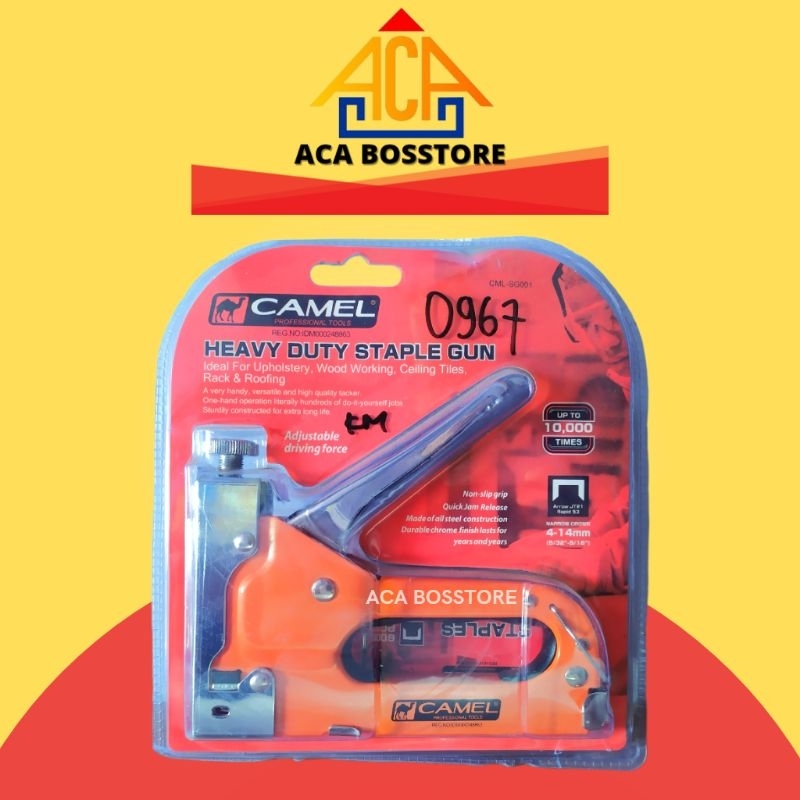 

Camel Mesin Staples Besar Tembak 4-14 mm / Steples Heavy Duty Original / Stapler Hekter Gun Jok Motor