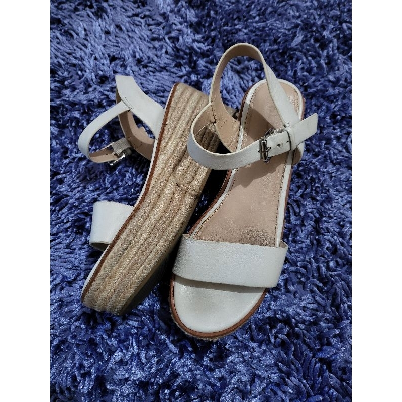 Aldo Wedges Shoes Leather Preloved