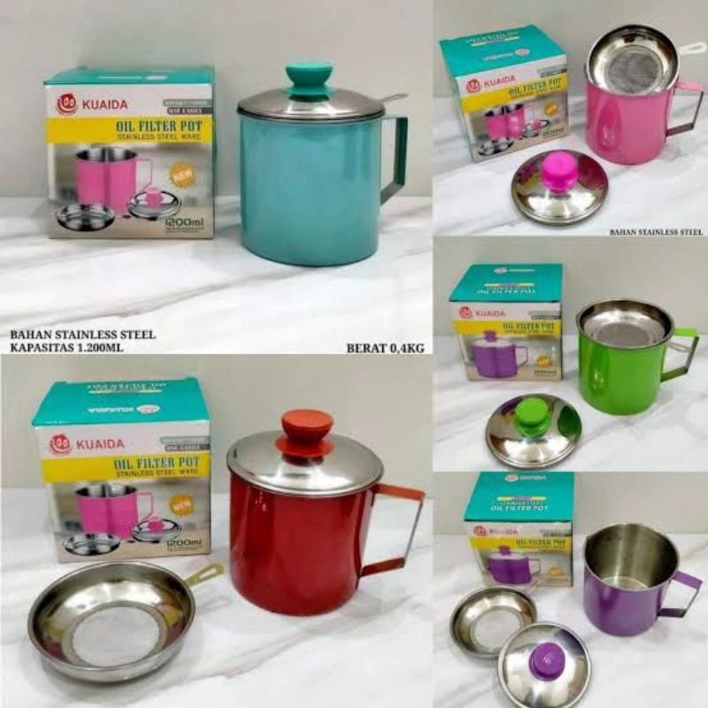 oil pot oil pot warna saringan minyak saringan minyak stainless
